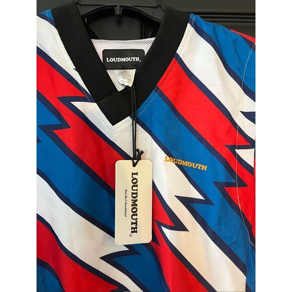 Loudmouth Golf Red, White & Blue Zigzag Vest - XS - Picture 3 of 4